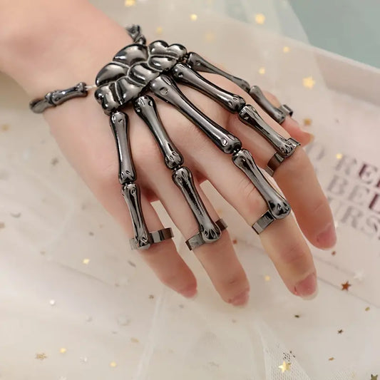 Skeleton Ring Bracelet (Comes in 3 Colors)